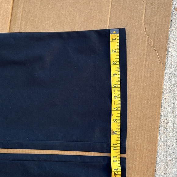 Express Design Studio Bilt-in Belt Short Zipper BLACK PANTS Size 8 - Picture 6 of 13